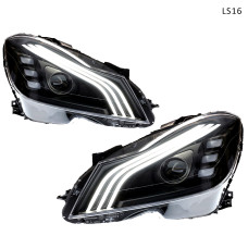 Tuning faruri LED pentru Mercedes C W204 Facelift 2011-2014 - LS16  - Sellzone.bg Tuning faruri LED pentru Mercedes C W204 Facelift 2011-2014 - LS16