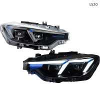 Tuning faruri LED BMW 3 F30 F31 cu halogen 2013-2018 aspect seria G – LS20