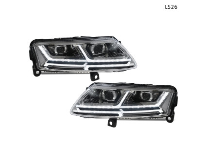 Tuning faruri animate pentru Audi A6 2005-2011 C6 cu lumina dinamica – LS26