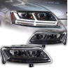 Tuning faruri animate pentru Audi A6 2005-2011 C6 cu lumina dinamica – LS26 - Изображение 5