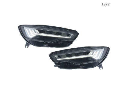 Tuning faruri animate pentru AUDI A6 C7 2012-2015 cu lumina dinamica – LS27