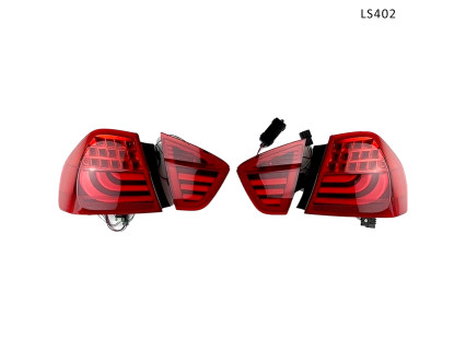 Stopuri LED tuning roșu BMW 3 E90 (2005-2008) cu aspect G - LS402
