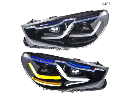 Tuning faruri LED BMW 5 GT F07 (2010-2017) cu un nou aspect - LS406