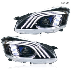 Tuning faruri LED Mercedes S-Class W221 (2006-2009) - LS409 - Sellzone.bg Tuning faruri LED Mercedes S-Class W221 (2006-2009) - LS409