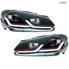 Tuning faruri LED VW Golf 6 2009-2013 Red Line - LS422 - Sellzone.bg Tuning faruri LED VW Golf 6 2009-2013 Red Line - LS422