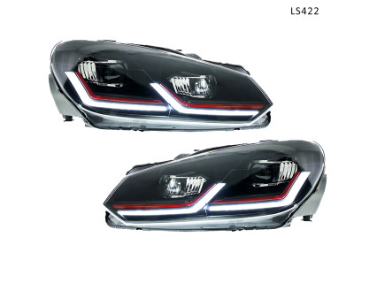 Tuning faruri LED VW Golf 6 2009-2013 Red Line - LS422