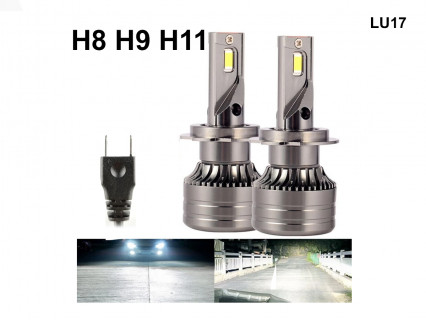 Becuri LED H8 H9 H11 far cu lumină albă CANBUS- 46W, 6000lm -LU17 - Sellzone.bg Becuri LED H8 H9 H11 far cu lumină albă CANBUS- 46W, 6000lm -LU17