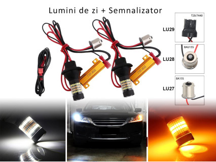 Becuri LED combinate cu semnalizare - 20W, 12V - LU27-LU29 - Sellzone.bg Becuri LED combinate cu semnalizare - 20W, 12V - LU27-LU29