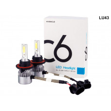 Faruri auto becuri LED H13 9008 seria C6 - LU43 - Sellzone.bg Faruri auto becuri LED H13 9008 seria C6 - LU43