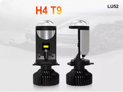Becuri Canbus pentru faruri LED H4 T9 cu lupă - LU52 - Sellzone.bg Becuri Canbus pentru faruri LED H4 T9 cu lupă - LU52