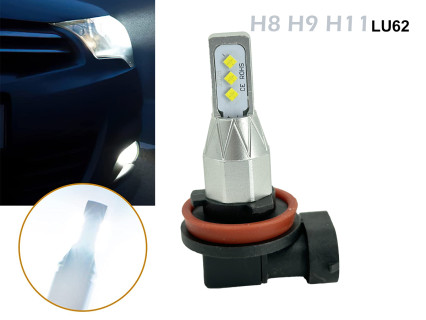 H8 H9 H11 6000K Becuri auto super luminoase 6000LM LED - LU62
