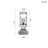 Becuri LED puternice H4 Y6D – 28000lm, 6000K, cu ventilator, Plug and Play – LU707 - Изображение 4 - Sellzone.bg Becuri LED puternice H4 Y6D – 28000lm, 6000K, cu ventilator, Plug and Play – LU707 - Изображение 4