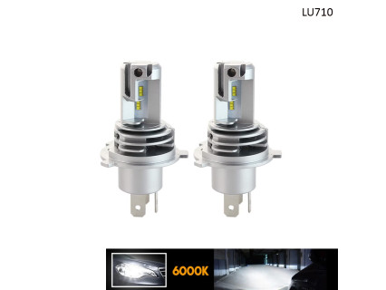 Becuri LED compacte H4 – 6000K, fără ventilator, 35W – LU710 - Sellzone.bg Becuri LED compacte H4 – 6000K, fără ventilator, 35W – LU710