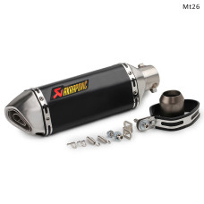 Evacuare AKRAPOVIC, toba sport pentru motocicleta 370 mm, negru gri - Mt26 - Sellzone.bg Evacuare AKRAPOVIC, toba sport pentru motocicleta 370 mm, negru gri - Mt26