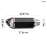 Evacuare AKRAPOVIC, toba sport pentru motocicleta 370 mm, negru gri - Mt26 - Изображение 1 - Sellzone.bg Evacuare AKRAPOVIC, toba sport pentru motocicleta 370 mm, negru gri - Mt26 - Изображение 1