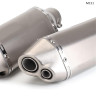 Evacuare AKRAPOVIC, toba sport pentru motocicleta 370mm, metal gri - Mt31 - Изображение 1
