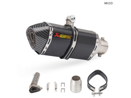 Evacuare AKRAPOVIC, toba sport pentru motocicleta 300mm, negru carbon - Mt33 - Sellzone.bg Evacuare AKRAPOVIC, toba sport pentru motocicleta 300mm, negru carbon - Mt33