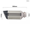 Evacuare AKRAPOVIC, toba sport pentru motocicleta 300 mm, gri carbon - Mt34 - Изображение 2 - Sellzone.bg Evacuare AKRAPOVIC, toba sport pentru motocicleta 300 mm, gri carbon - Mt34 - Изображение 2