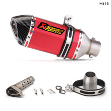 Evacuare AKRAPOVIC, toba sport pentru motocicleta 300 mm rosu carbon - Mt36 - Sellzone.bg Evacuare AKRAPOVIC, toba sport pentru motocicleta 300 mm rosu carbon - Mt36