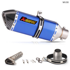 Evacuare AKRAPOVIC, toba sport pentru motocicleta 370 mm, albastru carbon - Mt38 - Sellzone.bg Evacuare AKRAPOVIC, toba sport pentru motocicleta 370 mm, albastru carbon - Mt38