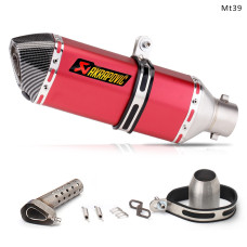 Evacuare AKRAPOVIC, toba sport pentru motocicleta 370 mm, rosie carbon - Mt39 - Sellzone.bg Evacuare AKRAPOVIC, toba sport pentru motocicleta 370 mm, rosie carbon - Mt39