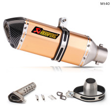 Evacuare AKRAPOVIC, toba sport pentru motocicleta 370 mm, carbon portocaliu - Mt40 - Sellzone.bg Evacuare AKRAPOVIC, toba sport pentru motocicleta 370 mm, carbon portocaliu - Mt40