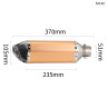 Evacuare AKRAPOVIC, toba sport pentru motocicleta 370 mm, carbon portocaliu - Mt40 - Изображение 2 - Sellzone.bg Evacuare AKRAPOVIC, toba sport pentru motocicleta 370 mm, carbon portocaliu - Mt40 - Изображение 2