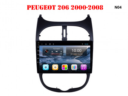 Sistem multimedia cu display de 9 inchi pentru Peugeot 206 2000-2008 - N04 - Sellzone.bg Sistem multimedia cu display de 9 inchi pentru Peugeot 206 2000-2008 - N04