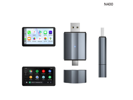 Adaptor wireless CarPlay și Android Auto cu USB 3.1 Type-C și USB 2.0 - N400 - Sellzone.bg Adaptor wireless CarPlay și Android Auto cu USB 3.1 Type-C și USB 2.0 - N400