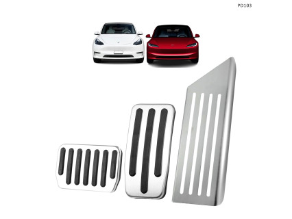 Pedale de reglare din oțel cu cauciuc antiderapant pentru Tesla Model 3 Y – PD103 - Sellzone.bg Pedale de reglare din oțel cu cauciuc antiderapant pentru Tesla Model 3 Y – PD103