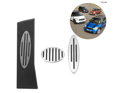 Pedale sport din aluminiu pentru Mini Cooper R55 R56 R57 R58 R59 R60 R61 – accelerație, frână și frână de odihnă – PD105 - Sellzone.bg Pedale sport din aluminiu pentru Mini Cooper R55 R56 R57 R58 R59 R60 R61 – accelerație, frână și frână de odihnă – PD105