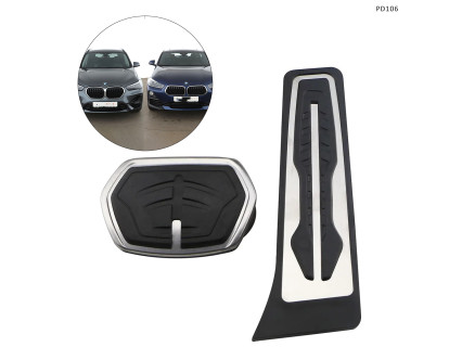 Pedale sport din aluminiu cu cauciuc antiderapant pentru BMW X1 X2 și Seria 1 2 – PD106 - Sellzone.bg Pedale sport din aluminiu cu cauciuc antiderapant pentru BMW X1 X2 și Seria 1 2 – PD106