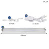 2 lămpi LED cu reflectoare pentru cultivarea și creșterea plantelor de interior - PL14 - Изображение 2 - Sellzone.bg 2 lămpi LED cu reflectoare pentru cultivarea și creșterea plantelor de interior - PL14 - Изображение 2