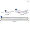 4 benzi de lumină LED pentru cultivarea plantelor de interior - PL15 - Изображение 2 - Sellzone.bg 4 benzi de lumină LED pentru cultivarea plantelor de interior - PL15 - Изображение 2
