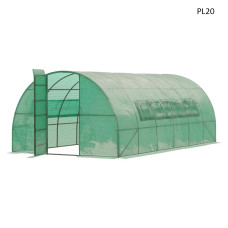 Seră  mare politunnel cu rama metalica 4x3x2m – PL20 - Sellzone.bg Seră  mare politunnel cu rama metalica 4x3x2m – PL20