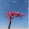 Copac artificial mare curbat cireș Japonez pentru decorare 1,5 metri - PL307 - Изображение 2 - Sellzone.bg Copac artificial mare curbat cireș Japonez pentru decorare 1,5 metri - PL307 - Изображение 2