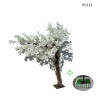 Copac artificial curbat mare Cireș Japonez alb pentru decor 1,5 metri - PL311 - Изображение 2