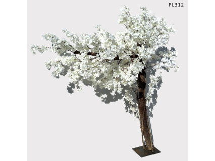 Copac artificial curbat mare Cireș Japonez alb pentru decor 2 metri - PL312 - Sellzone.bg Copac artificial curbat mare Cireș Japonez alb pentru decor 2 metri - PL312
