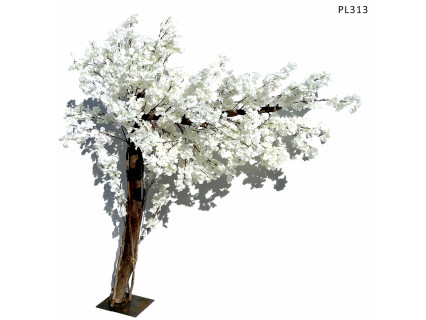 Copac artificial curbat mare cireș japonez alb pentru decorare 2,5 metri - PL313 - Sellzone.bg Copac artificial curbat mare cireș japonez alb pentru decorare 2,5 metri - PL313