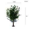 Arbore decorativ artificial veșnic verde 1m - PL314 - Изображение 1 - Sellzone.bg Arbore decorativ artificial veșnic verde 1m - PL314 - Изображение 1