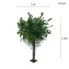 Arbore decorativ artificial veșnic verde 1,5 m - PL315 - Изображение 1 - Sellzone.bg Arbore decorativ artificial veșnic verde 1,5 m - PL315 - Изображение 1