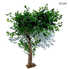 Arbor artificial curbat veșnic verde pentru decor 1,5m - PL318 - Sellzone.bg Arbor artificial curbat veșnic verde pentru decor 1,5m - PL318