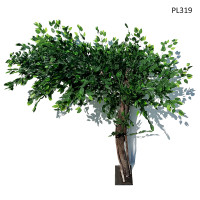 Arbor artificial curbat veșnic verde pentru decor 1,5m - PL319 - Sellzone.bg Arbor artificial curbat veșnic verde pentru decor 1,5m - PL319