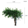 Arbor artificial curbat veșnic verde pentru decor 1,5m - PL319 - Изображение 1 - Sellzone.bg Arbor artificial curbat veșnic verde pentru decor 1,5m - PL319 - Изображение 1