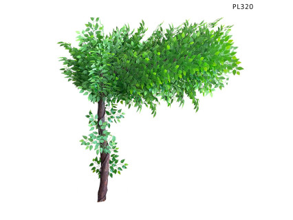 Copac artificial mare curbat Evergreen pentru decor 1,8 m - PL320 - Sellzone.bg Copac artificial mare curbat Evergreen pentru decor 1,8 m - PL320