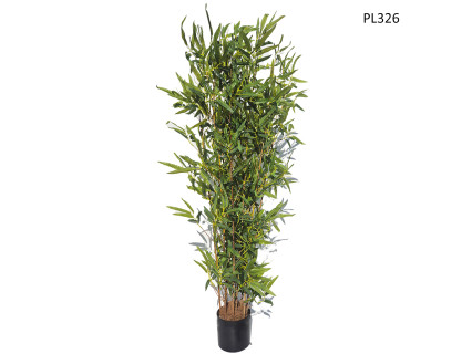 Bambus artificial pentru decorare 150cm cu ghiveci - PL326 - Sellzone.bg Bambus artificial pentru decorare 150cm cu ghiveci - PL326