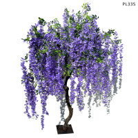 Arborele artificial Wisteria pentru decor 1 m în mov - PL335 - Sellzone.bg Arborele artificial Wisteria pentru decor 1 m în mov - PL335