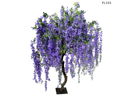 Arborele artificial Wisteria pentru decor 1 m în mov - PL335 - Sellzone.bg Arborele artificial Wisteria pentru decor 1 m în mov - PL335