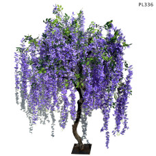 Copac artificial mare Wisteria pentru decor 1,8 m în violet - PL336 - Sellzone.bg Copac artificial mare Wisteria pentru decor 1,8 m în violet - PL336