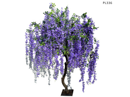 Copac artificial mare Wisteria pentru decor 1,8 m în violet - PL336 - Sellzone.bg Copac artificial mare Wisteria pentru decor 1,8 m în violet - PL336